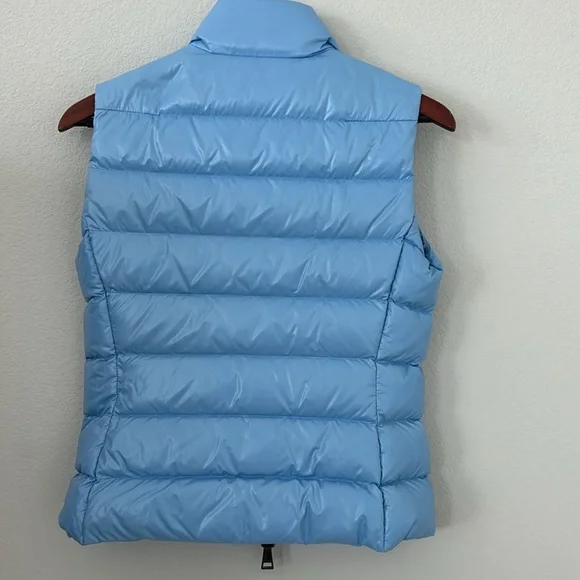 🩵WOMENS MONCLER GHANY MOCK NECK DOWN PUFFER VEST🩵
